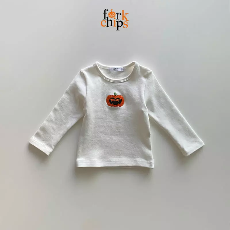 Fork Chips - Korean Children Fashion - #childofig - Hallooween Bebe Pumpkin Set - 4
