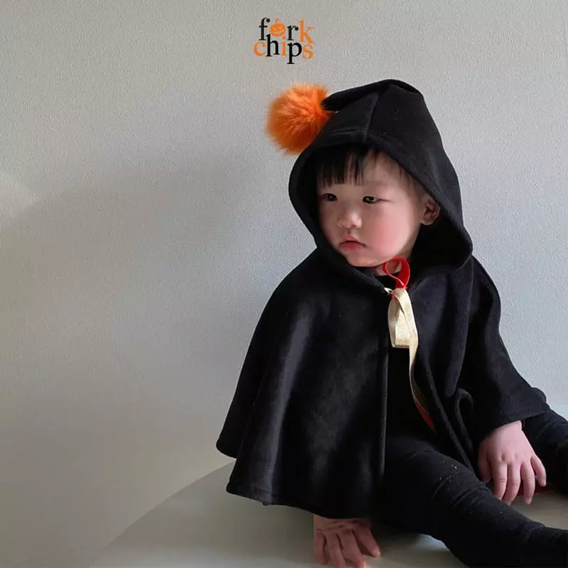 Fork Chips - Korean Children Fashion - #designkidswear - Hallooween Cape - 8