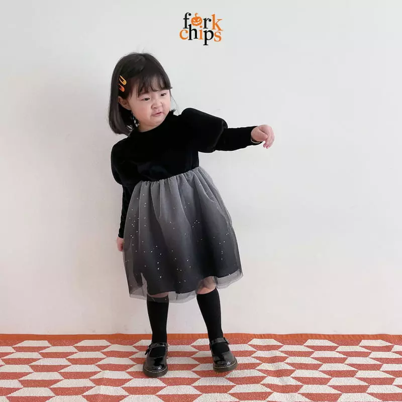 Fork Chips - Korean Children Fashion - #designkidswear - Wicth Kiki One-piece - 7