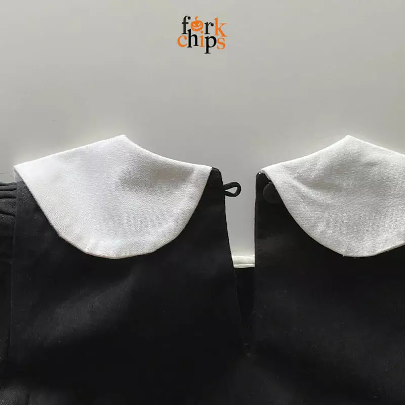 Fork Chips - Korean Children Fashion - #designkidswear - Halloween Ghost Bodysuit - 6