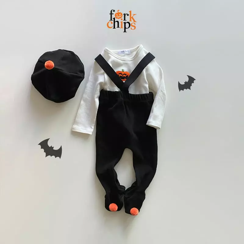 Fork Chips - Korean Children Fashion - #childrensboutique - Hallooween Beret Hat - 4