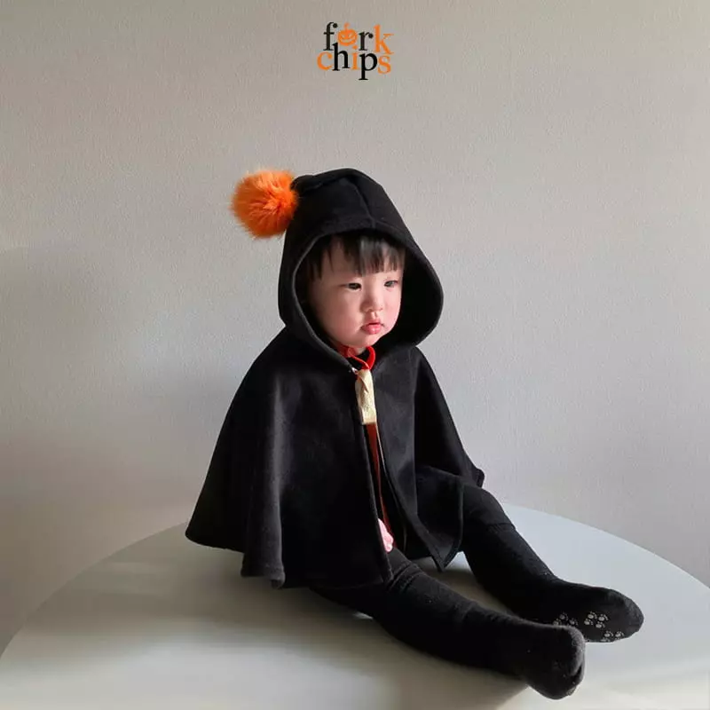 Fork Chips - Korean Children Fashion - #discoveringself - Hallooween Cape - 9