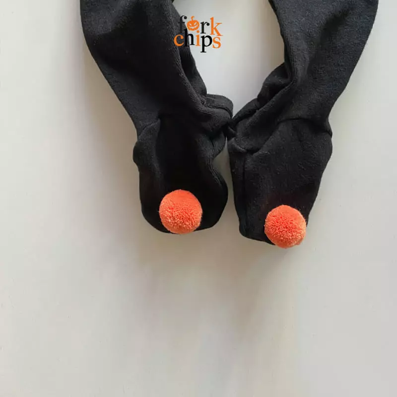 Fork Chips - Korean Children Fashion - #kidsstore - Hallooween Bebe Pumpkin Set - 9