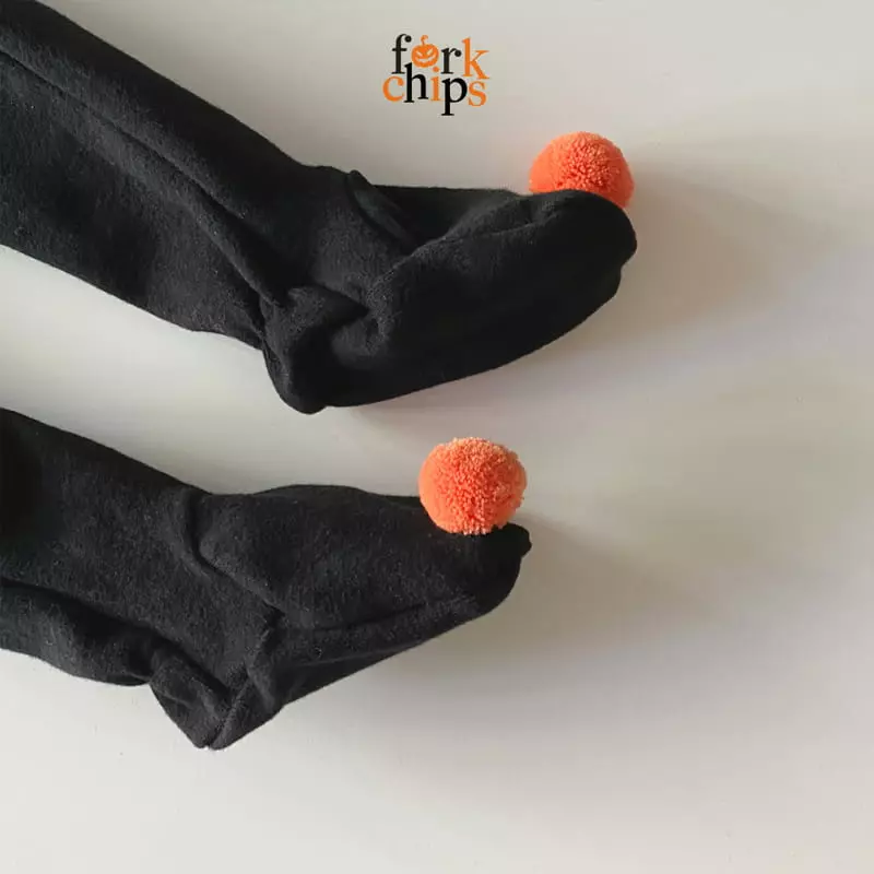 Fork Chips - Korean Children Fashion - #kidzfashiontrend - Hallooween Bebe Pumpkin Set - 10