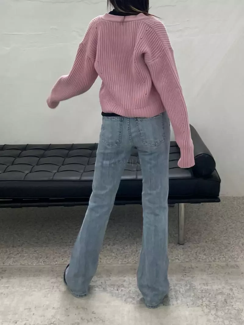 Fossette - Korean Women Fashion - #momslook - Open Cardigan - 2