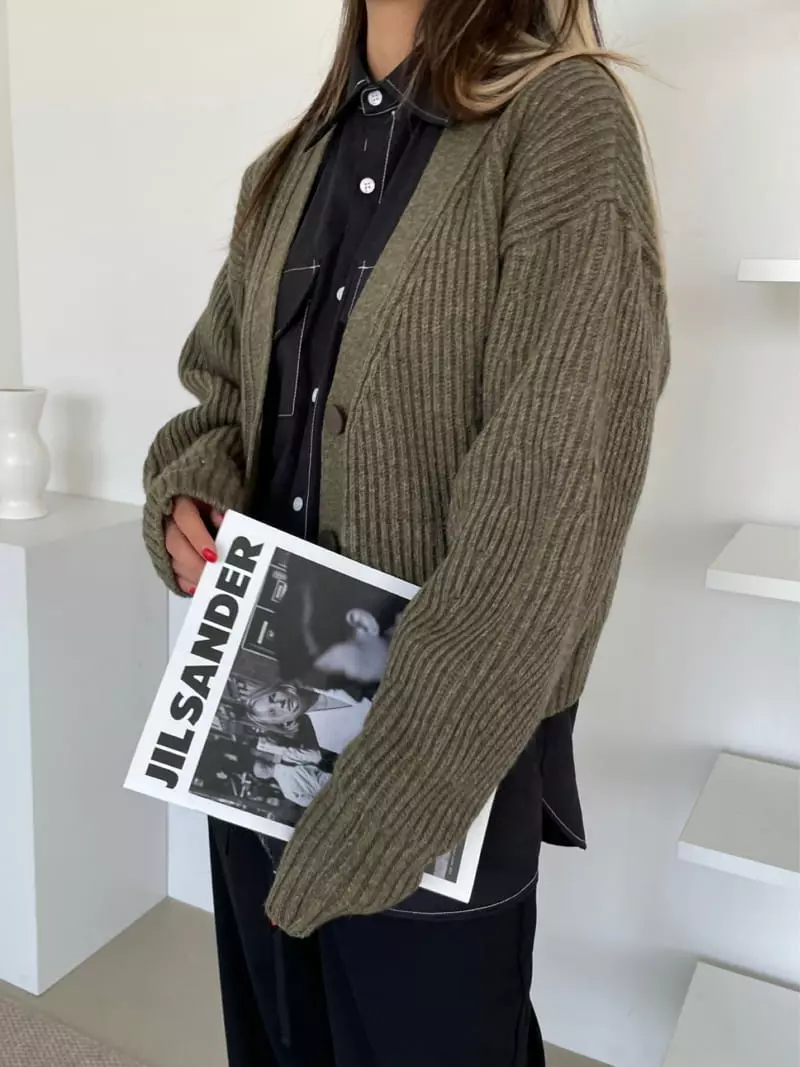 Fossette - Korean Women Fashion - #momslook - Open Cardigan - 6