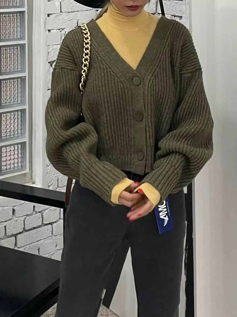 Fossette - Korean Women Fashion - #momslook - Open Cardigan - 8