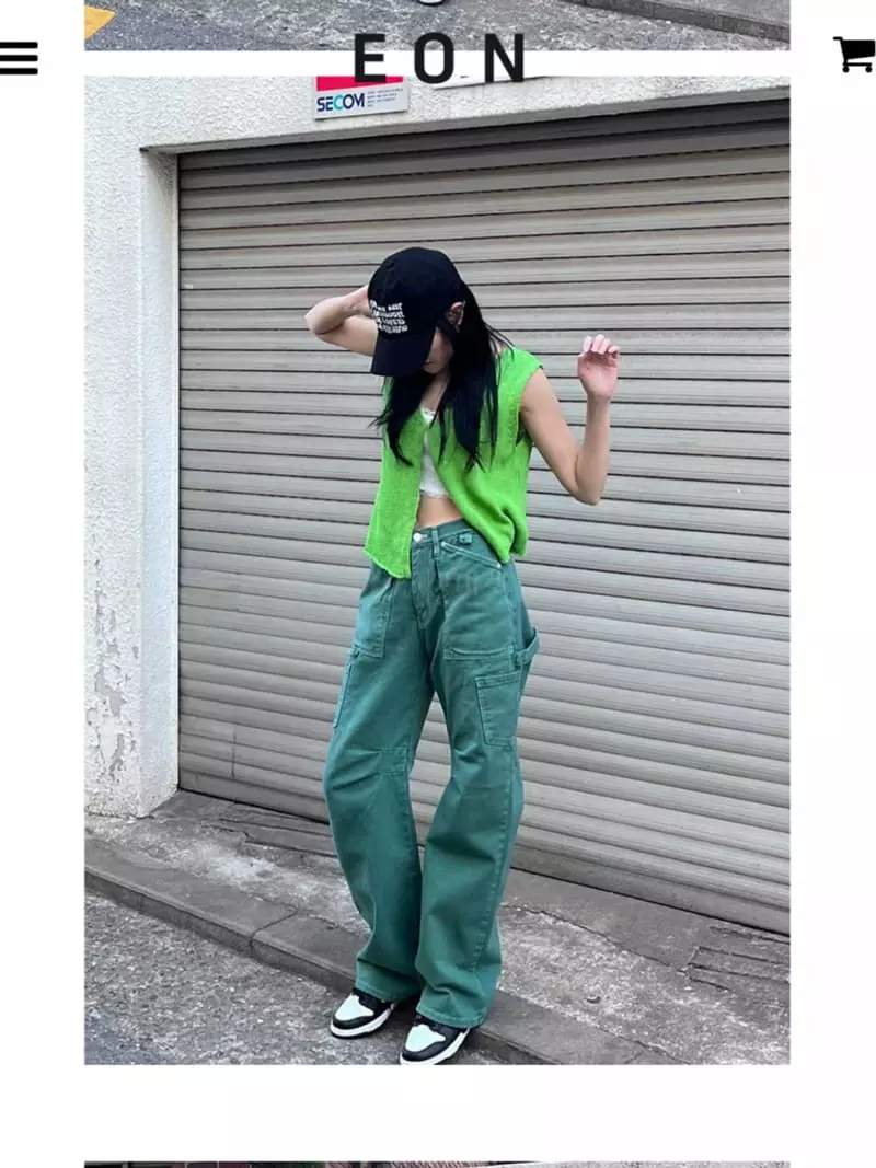 Fossette - Korean Women Fashion - #momslook - Somedat Dyeing Pants - 5