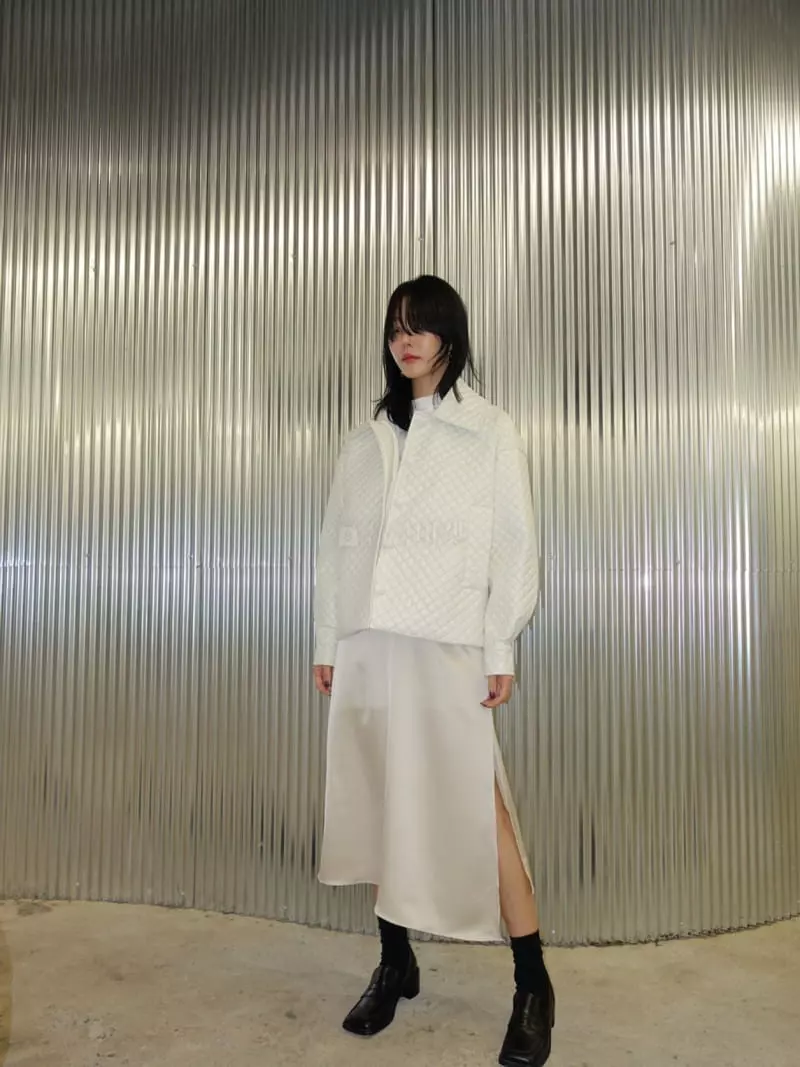Fossette - Korean Women Fashion - #momslook - Leather Quilting Jacket - 5