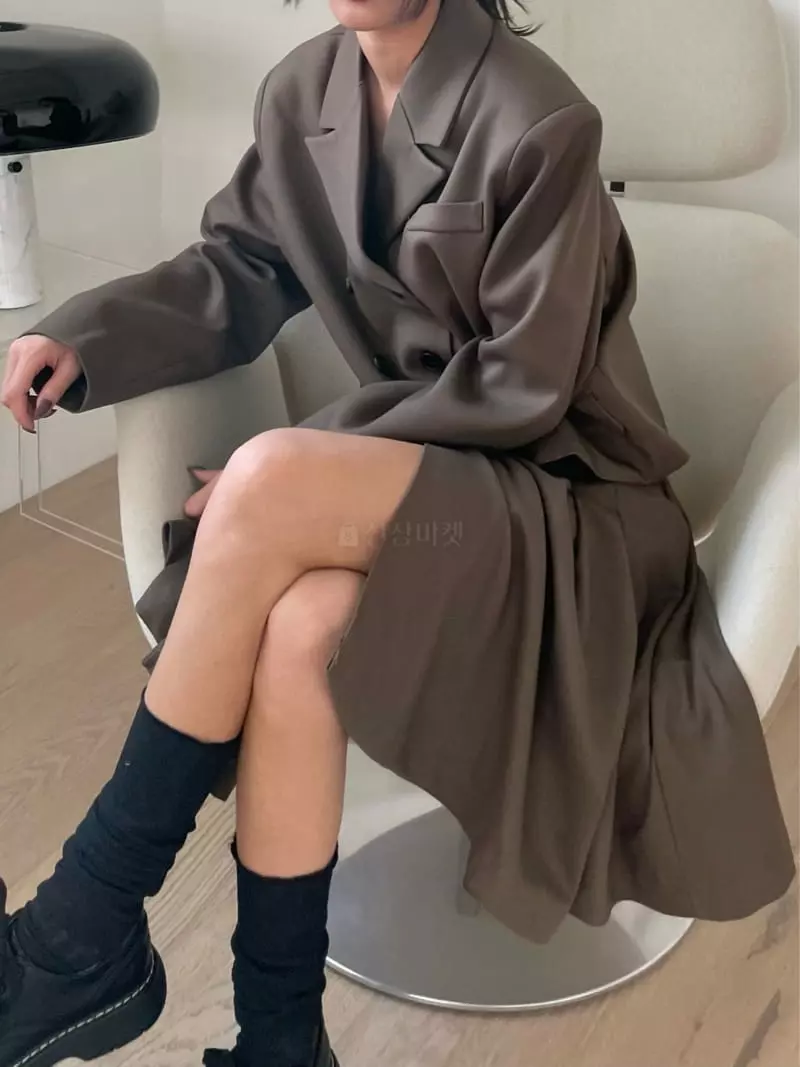 Fossette - Korean Women Fashion - #momslook - Wasit Double Jacket - 12