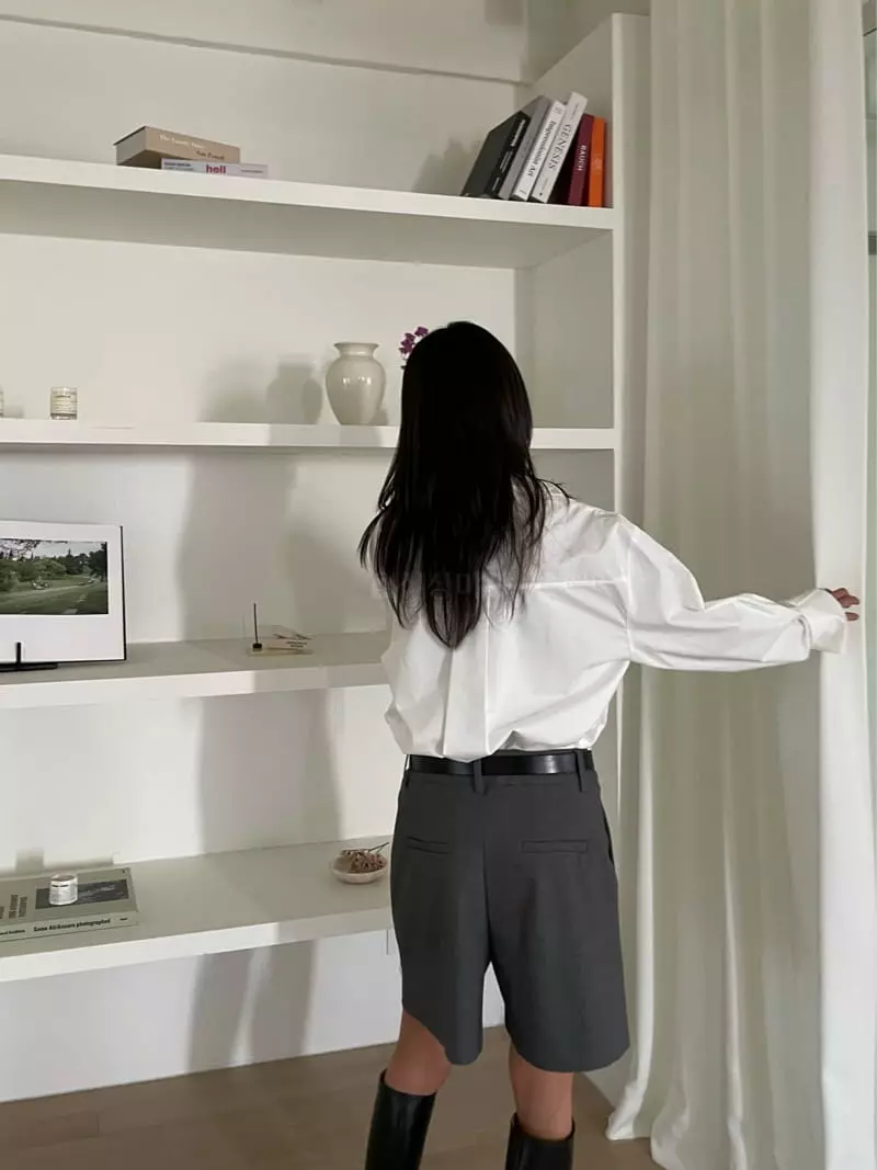 Fossette - Korean Women Fashion - #momslook - Cellin Shirring Blouse - 5