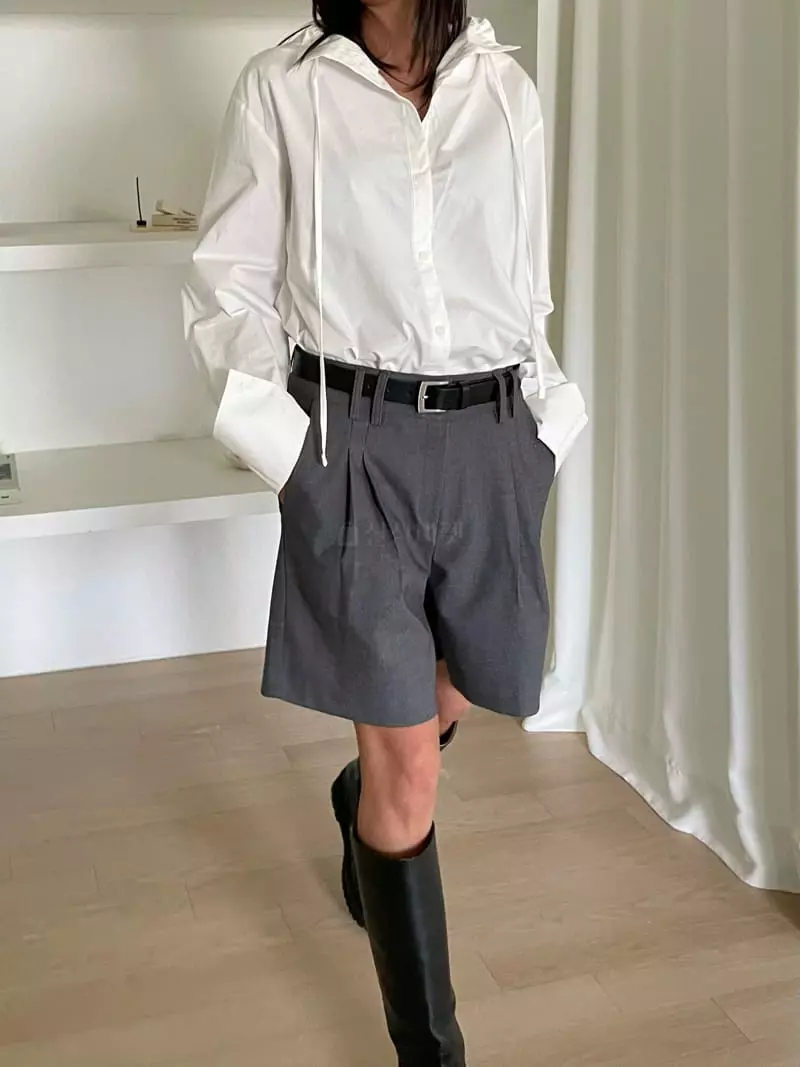 Fossette - Korean Women Fashion - #momslook - Cellin Shirring Blouse - 7