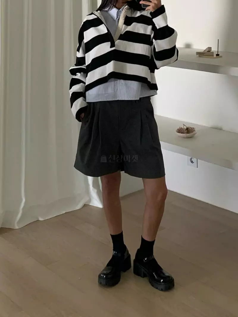 Fossette - Korean Women Fashion - #thelittlethings - Crop Shirt - 4