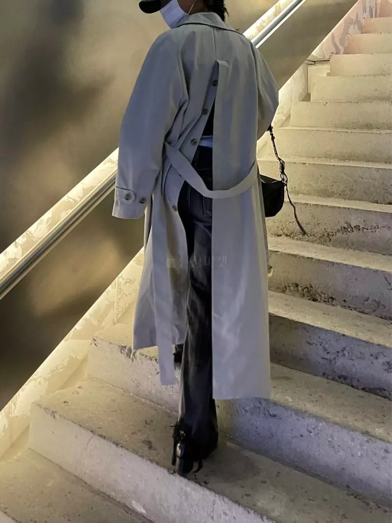 Fossette - Korean Women Fashion - #restrostyle - Chick Coat - 6