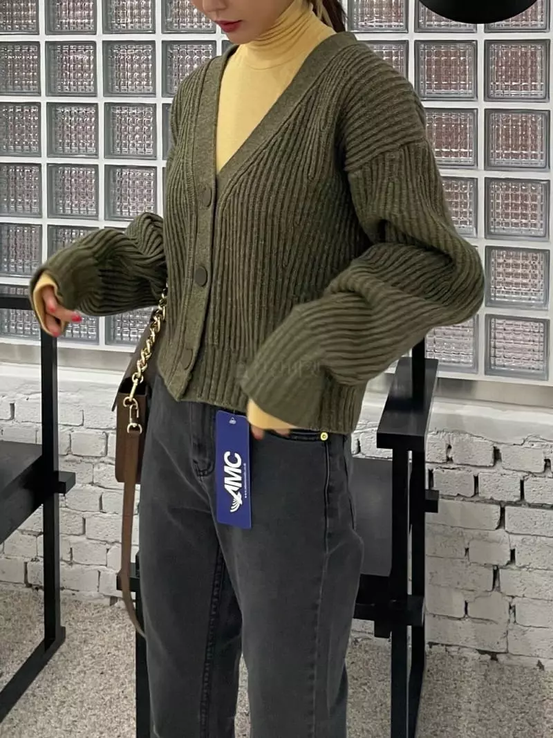 Fossette - Korean Women Fashion - #vintageinspired - Open Cardigan - 10