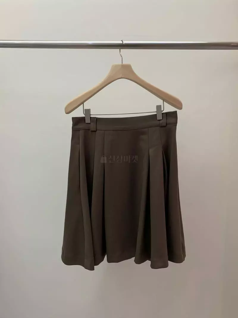 Fossette - Korean Women Fashion - #vintageinspired - Pleat Wrap Skirt - 5