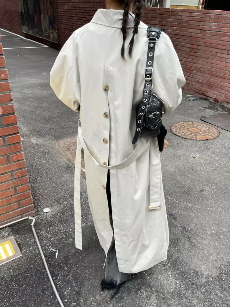 Fossette - Korean Women Fashion - #vintageinspired - Chick Coat - 4