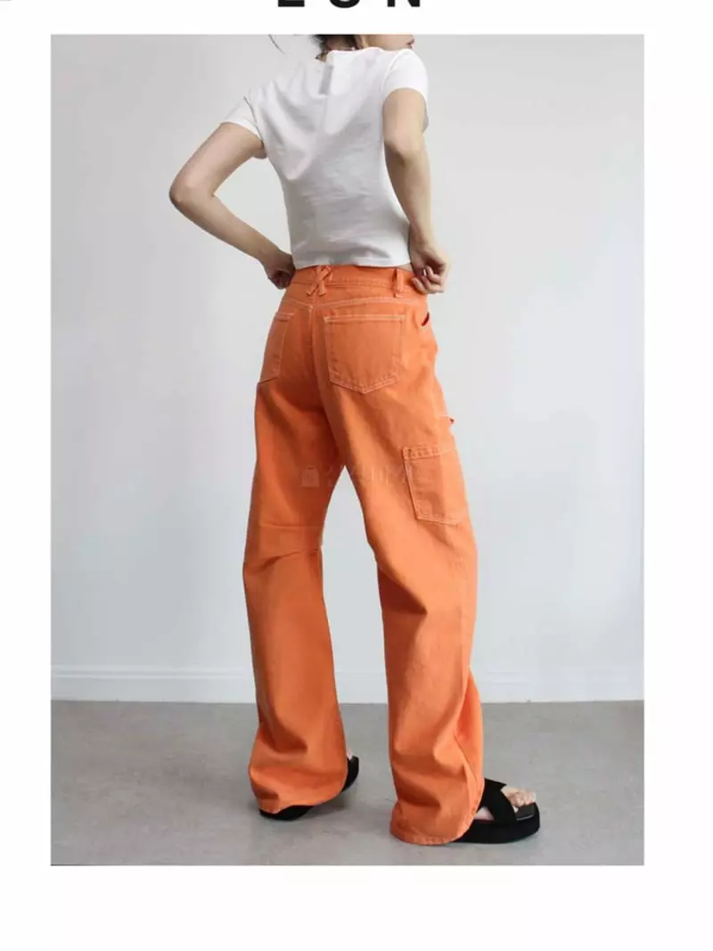 Fossette - Korean Women Fashion - #womensfashion - Somedat Dyeing Pants - 8
