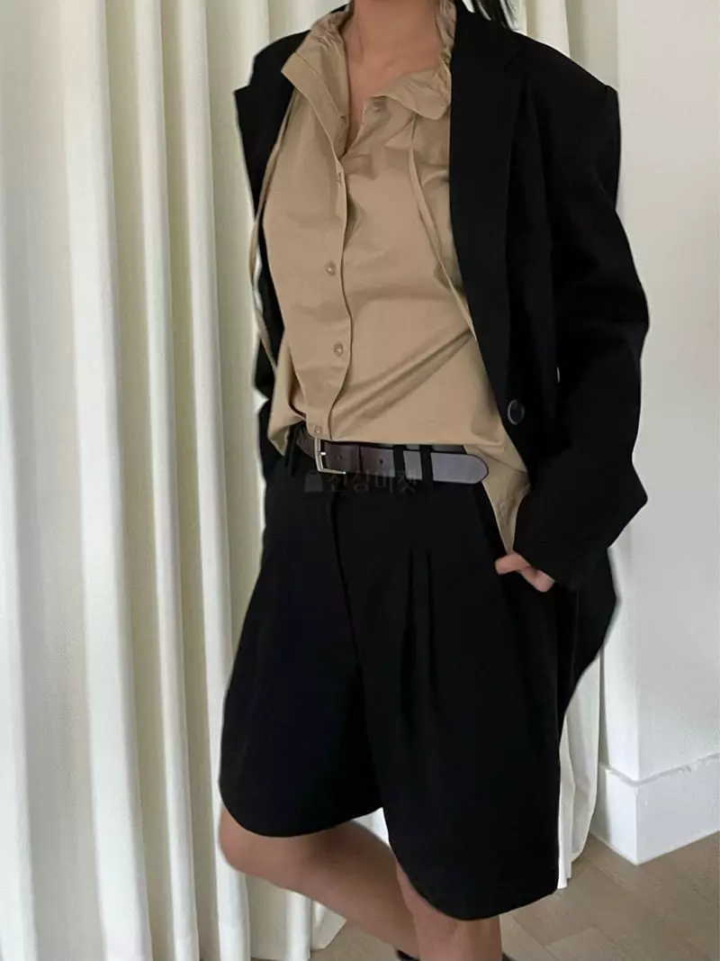 Fossette - Korean Women Fashion - #womensfashion - Cellin Shirring Blouse - 10