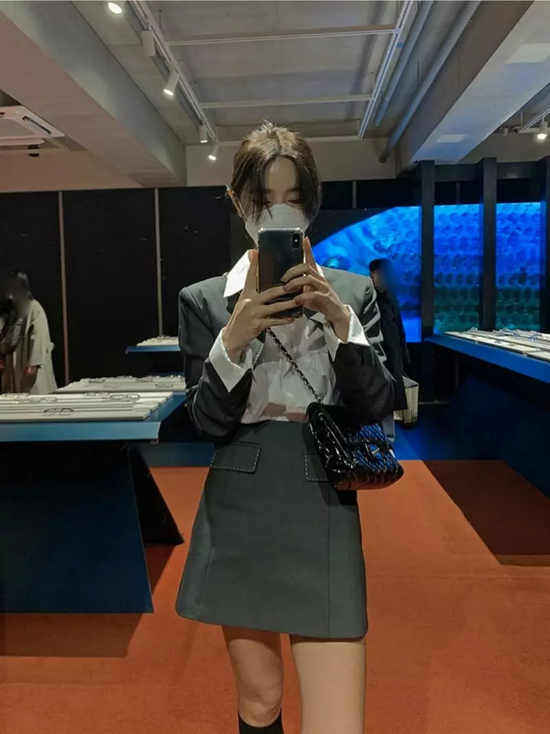 Four Eight - Korean Women Fashion - #momslook - Hoshi Stitch Skirt - 10