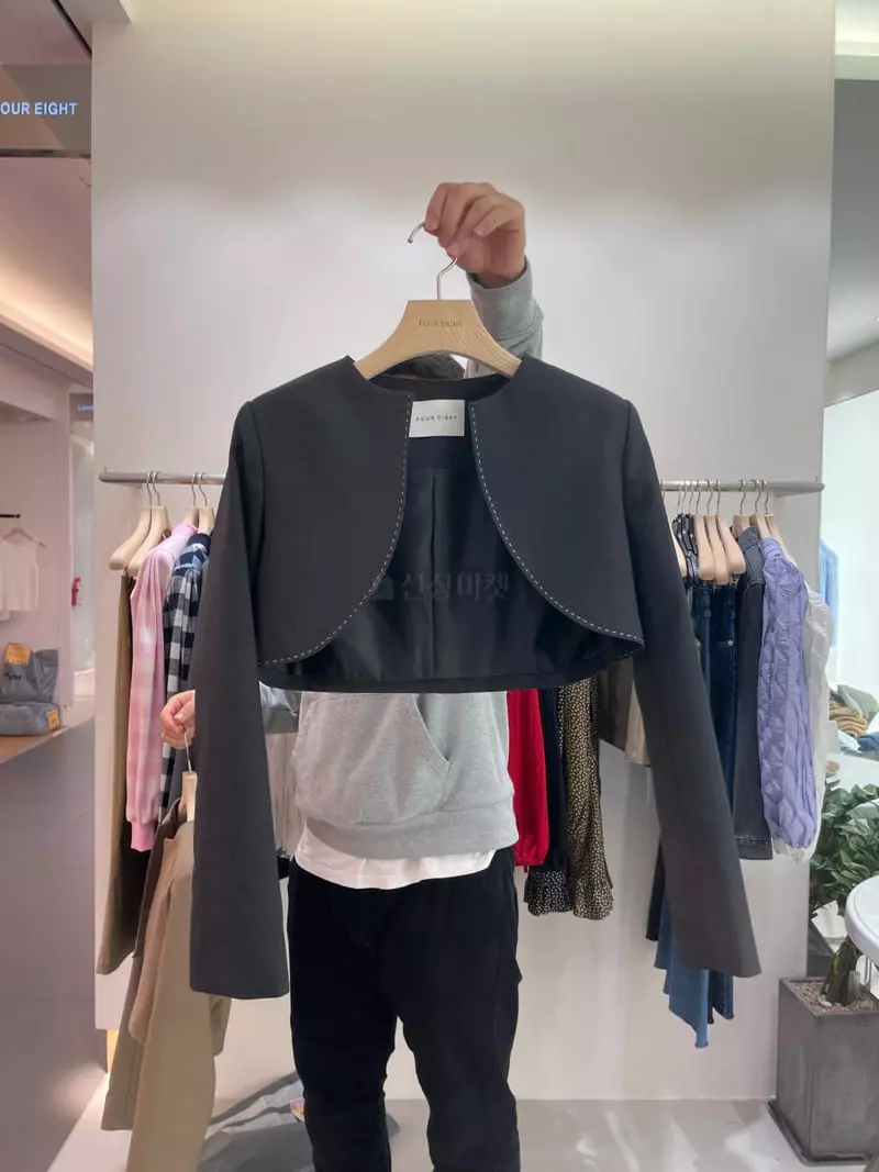 Four Eight - Korean Women Fashion - #momslook - Hoshi Stitch Jacket - 11