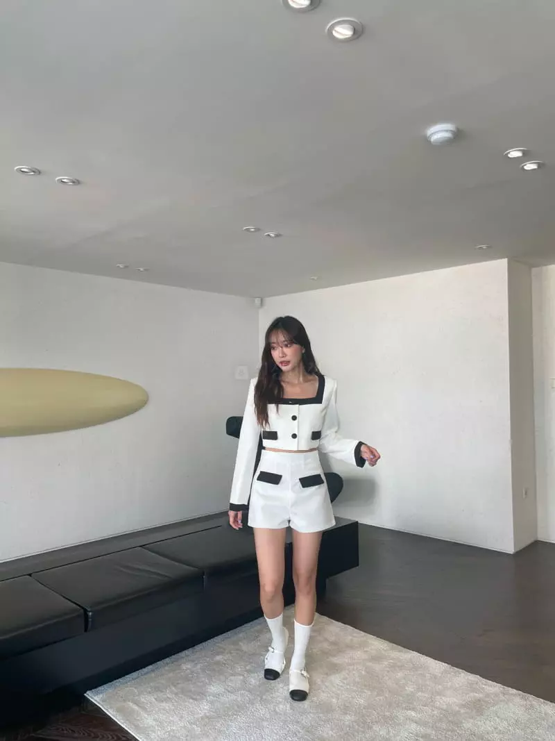 Four Eight - Korean Women Fashion - #momslook - Pocket Twid Pants