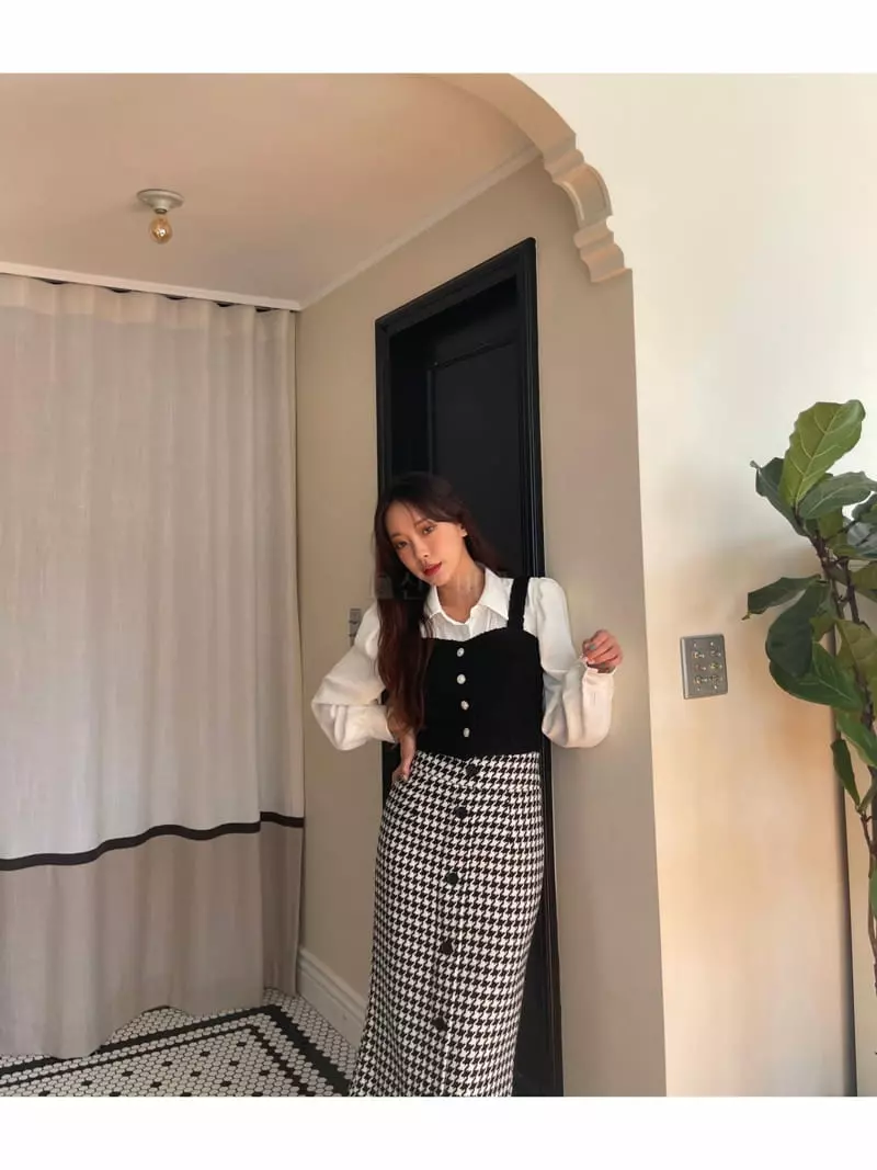Four Eight - Korean Women Fashion - #momslook - Teddy Bustier - 2