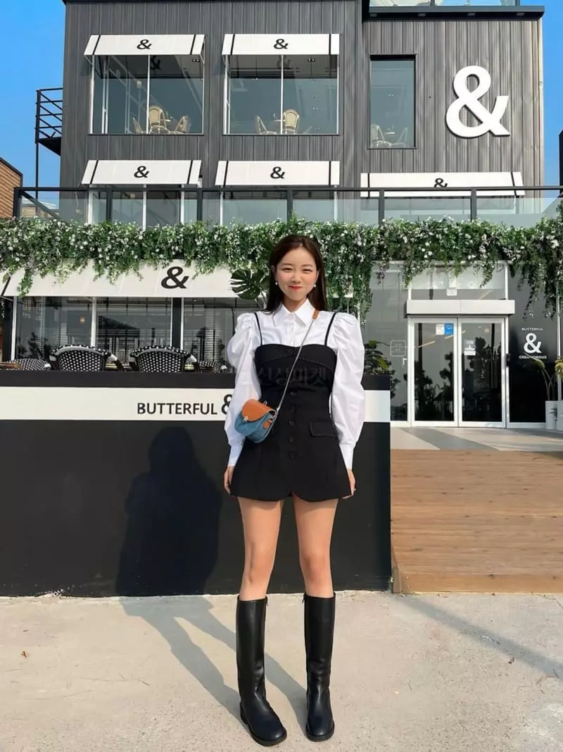 Four Eight - Korean Women Fashion - #momslook - Mar Stitch One-piece - 5