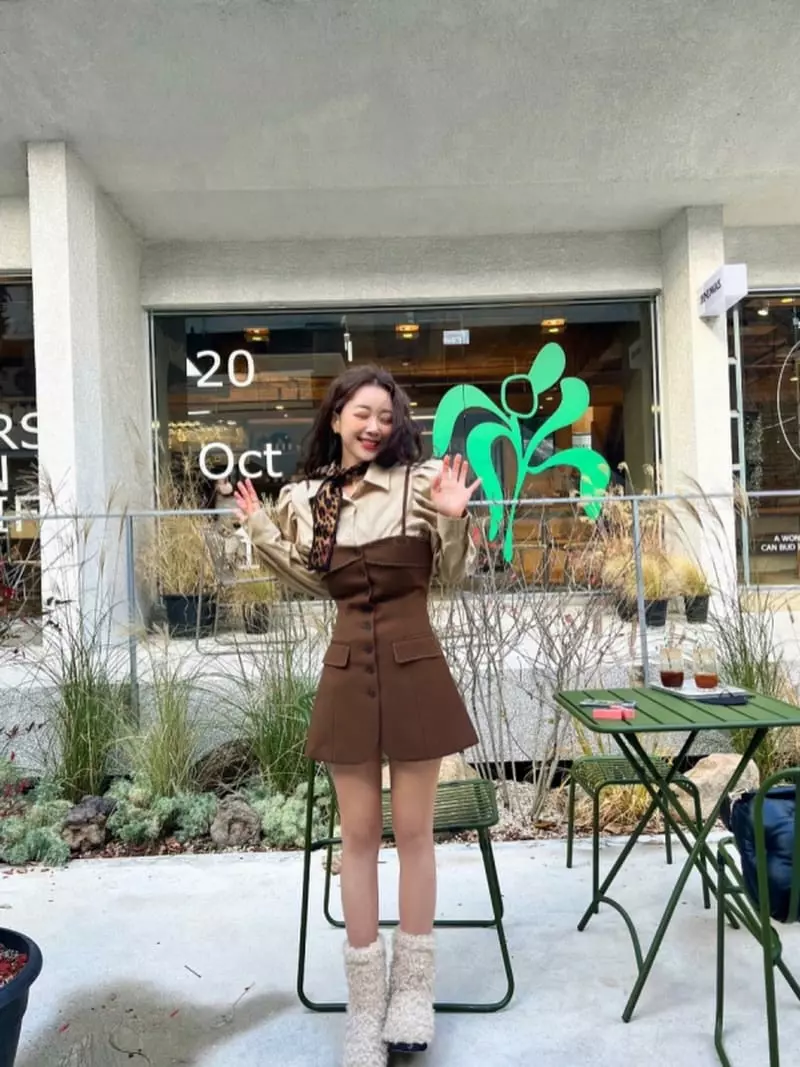 Four Eight - Korean Women Fashion - #momslook - Mar Stitch One-piece - 7