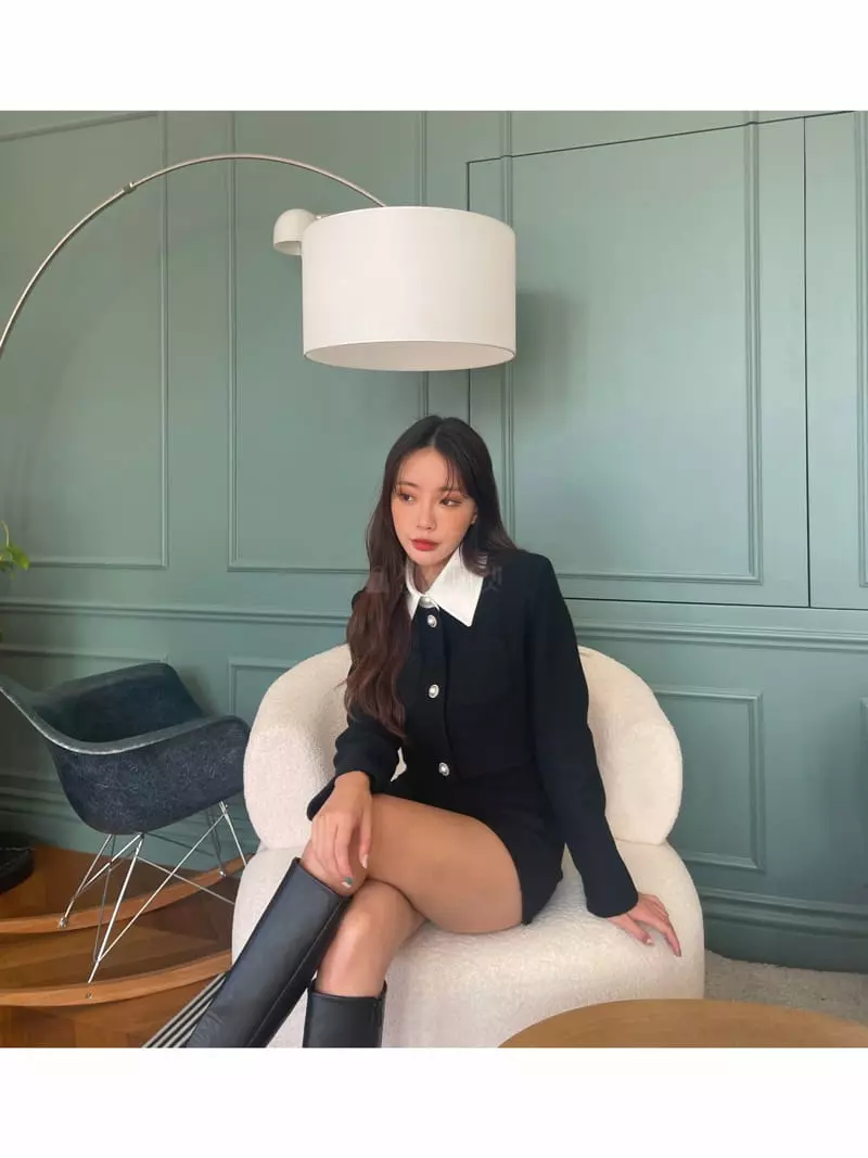 Four Eight - Korean Women Fashion - #momslook - Lumi Twid Jacket - 8