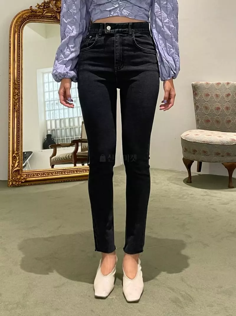 Four Eight - Korean Women Fashion - #momslook - Lucky Skinny Jeans