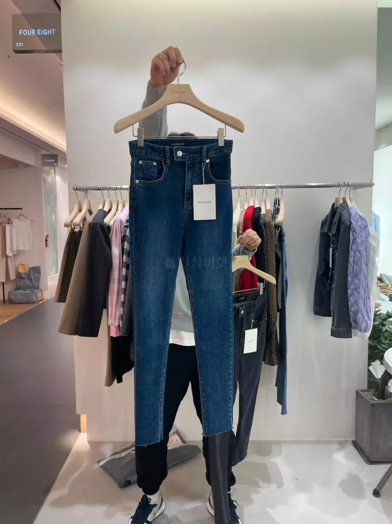 Four Eight - Korean Women Fashion - #momslook - Lucky Skinny Jeans - 5