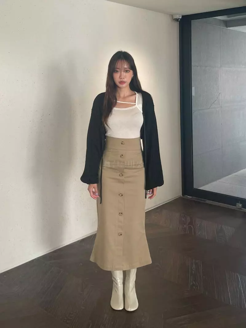 Four Eight - Korean Women Fashion - #momslook - Twist Bolero Cardigan - 2