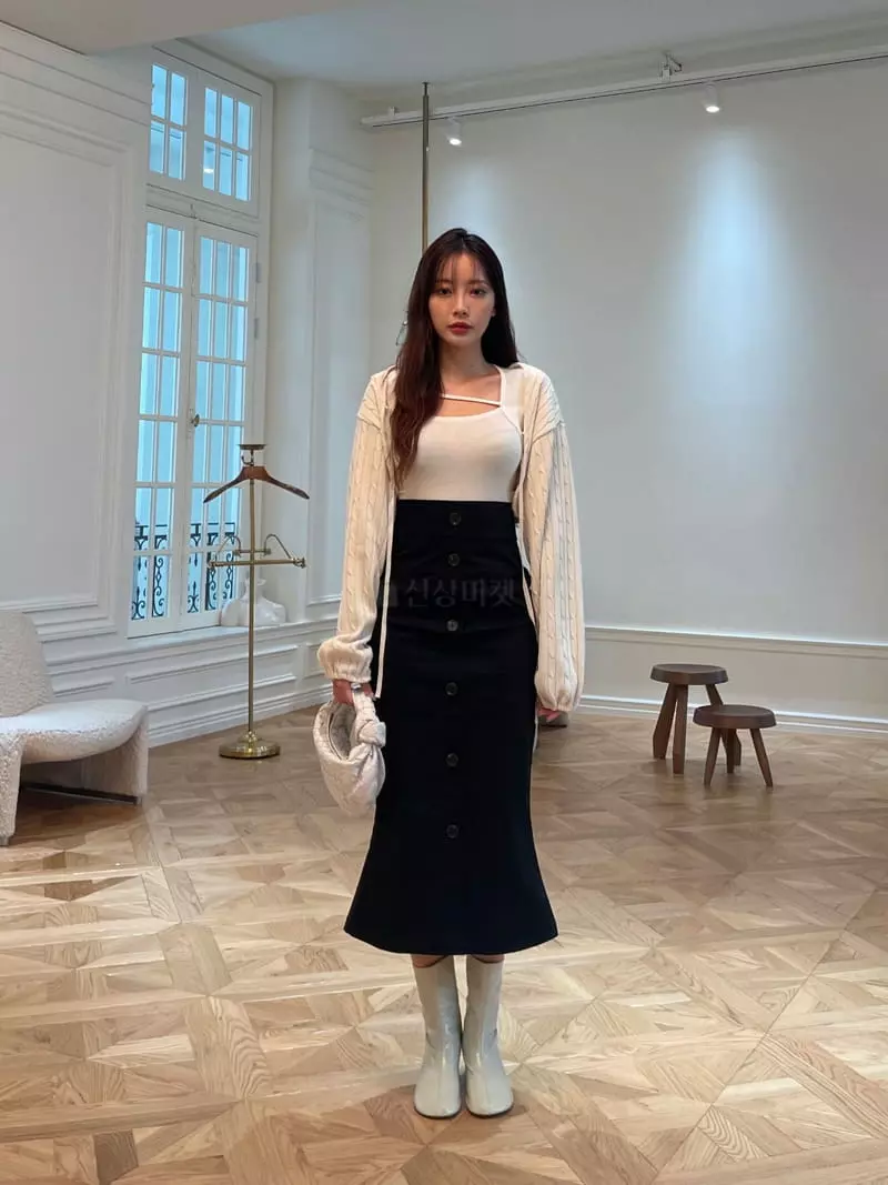 Four Eight - Korean Women Fashion - #womensfashion - Twist Bolero Cardigan - 4