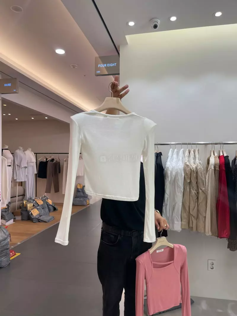 Four Eight - Korean Women Fashion - #momslook - Bolero Tee - 10