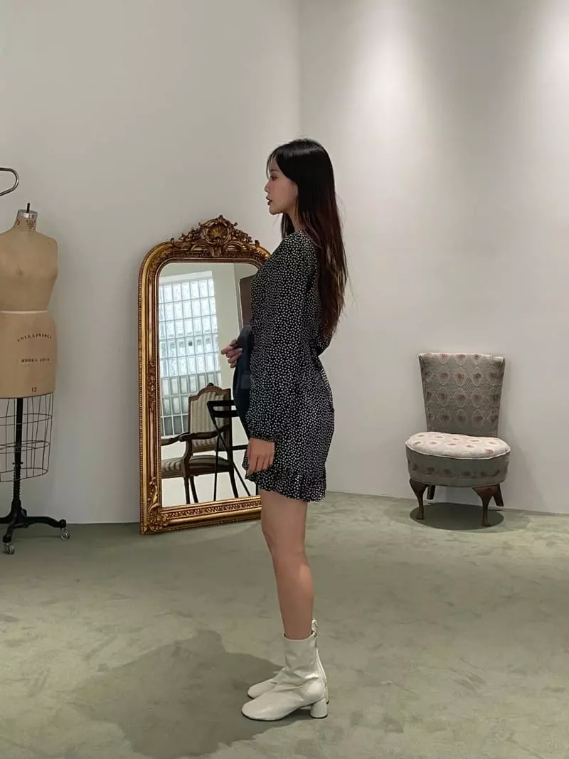 Four Eight - Korean Women Fashion - #pursuepretty - Yommy Shirring One-piece - 8