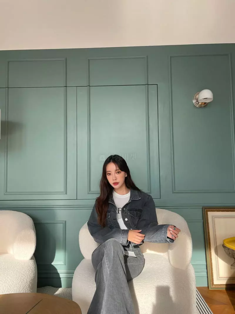 Four Eight - Korean Women Fashion - #pursuepretty - Adel Denim Jacket - 6