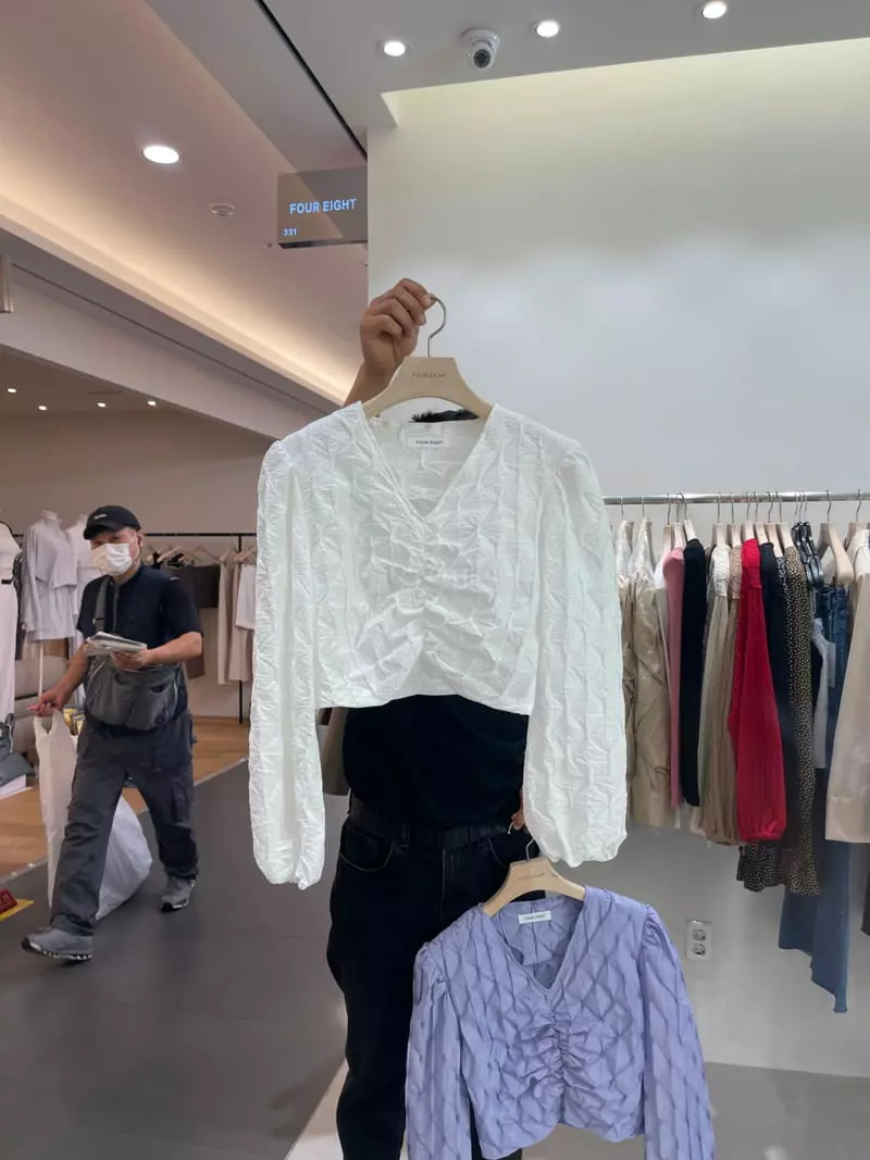 Four Eight - Korean Women Fashion - #romanticstyle - Anna Blouse - 9