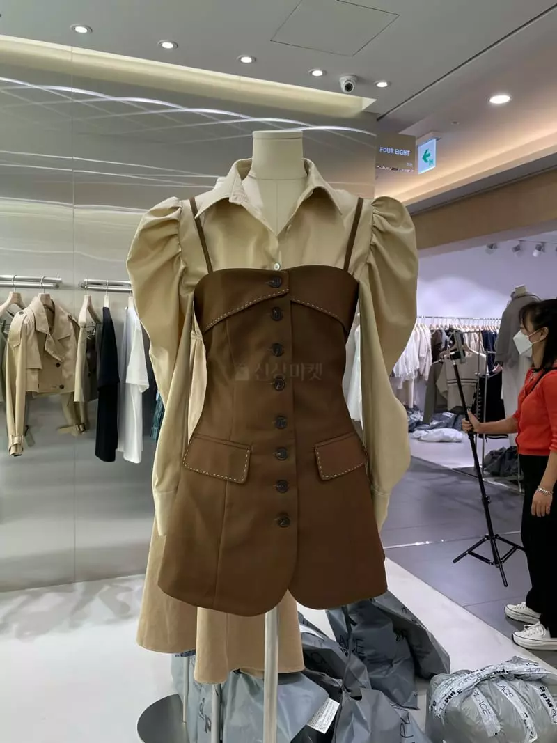 Four Eight - Korean Women Fashion - #romanticstyle - Mar Stitch One-piece