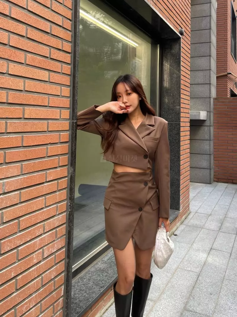 Four Eight - Korean Women Fashion - #shopsmall - Beth Button Skirt - 3