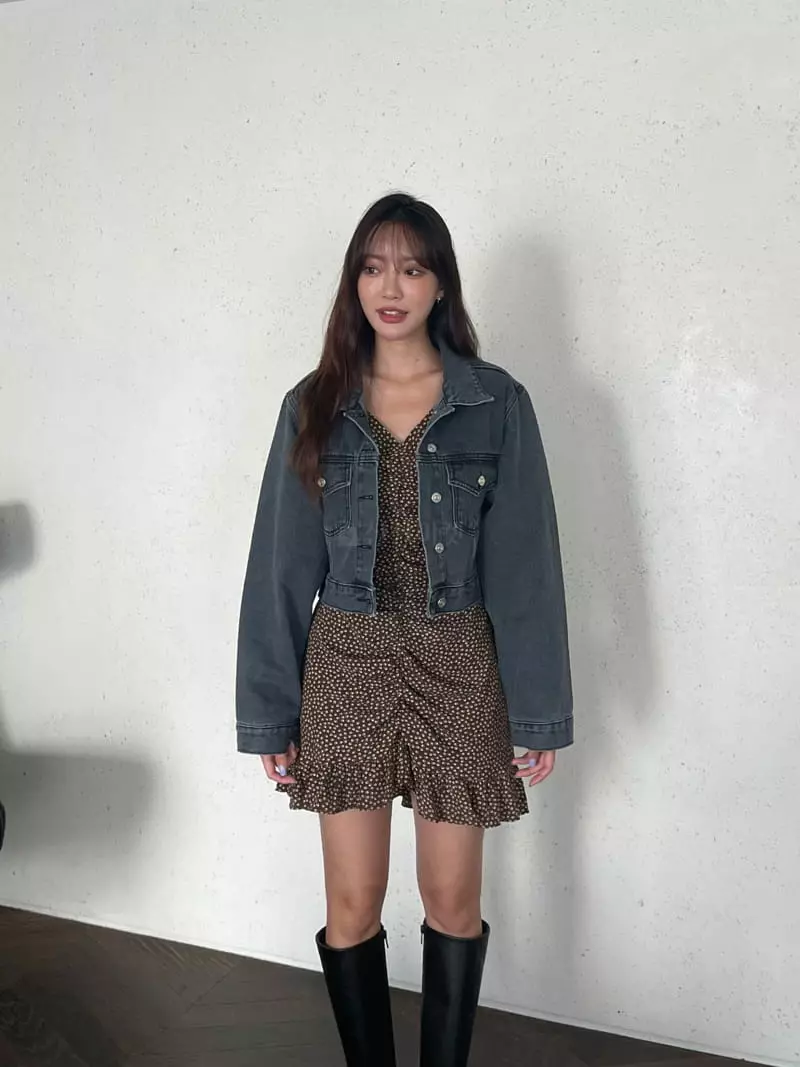Four Eight - Korean Women Fashion - #thatsdarling - Adel Denim Jacket - 10