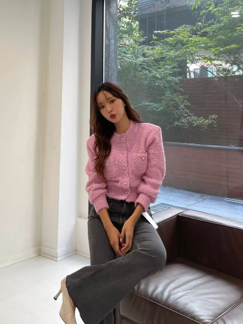 Four Eight - Korean Women Fashion - #vintageinspired - Candy Knit Cardigan