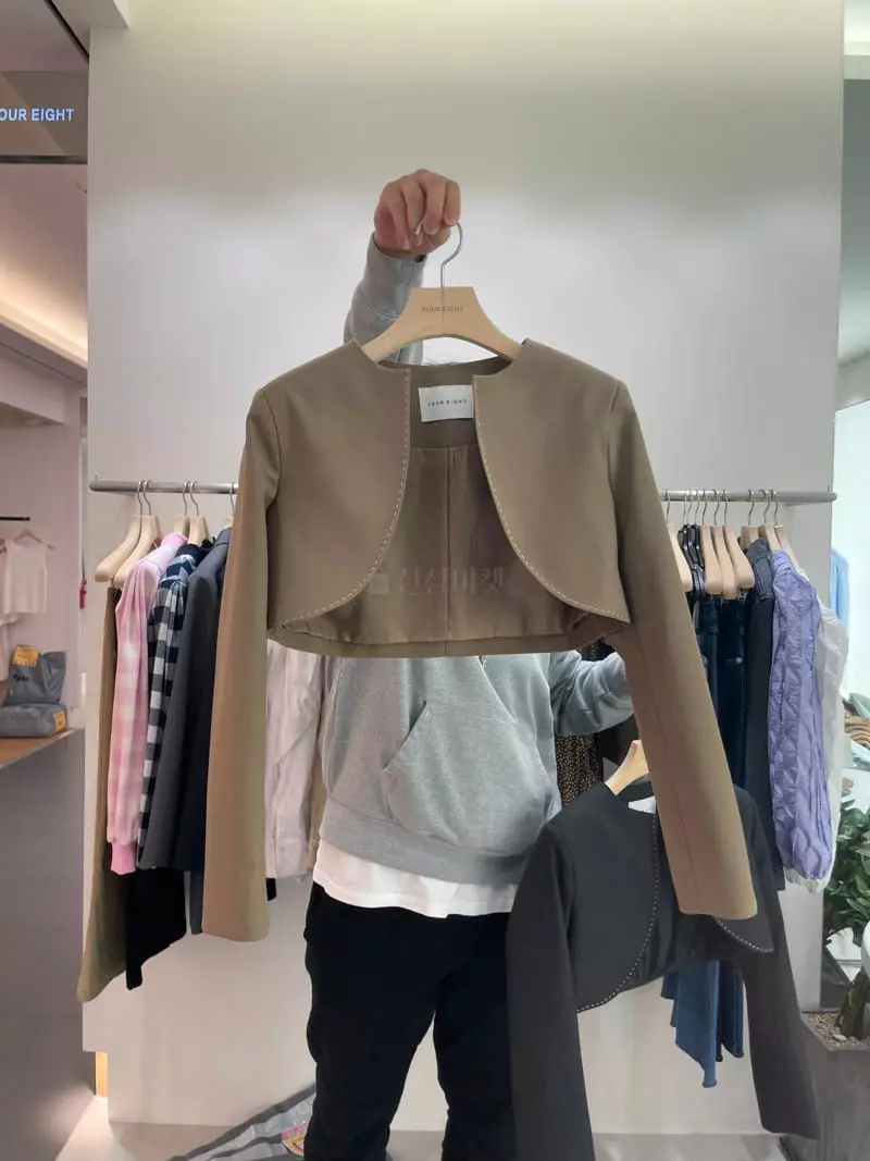 Four Eight - Korean Women Fashion - #womensfashion - Hoshi Stitch Jacket - 12
