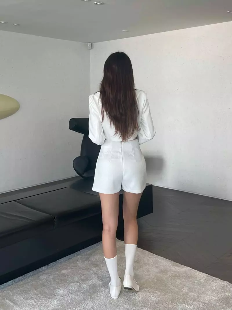 Four Eight - Korean Women Fashion - #womensfashion - Pocket Twid Pants - 10