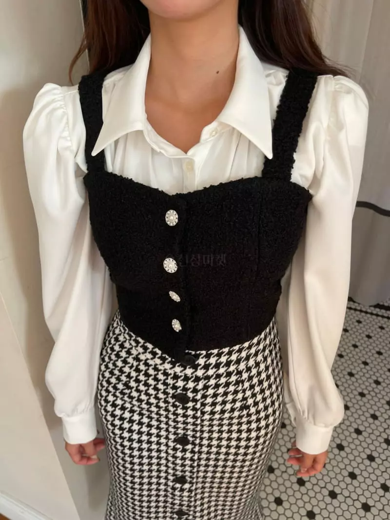 Four Eight - Korean Women Fashion - #womensfashion - Teddy Bustier - 3