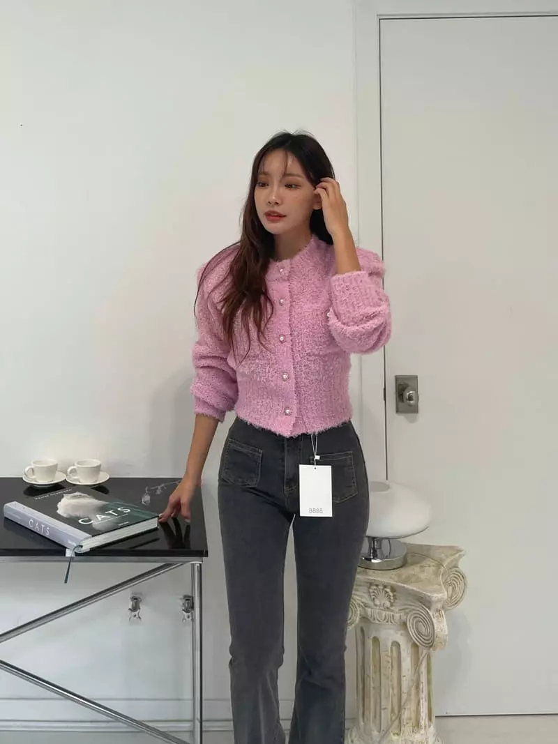 Four Eight - Korean Women Fashion - #womensfashion - Candy Knit Cardigan - 10