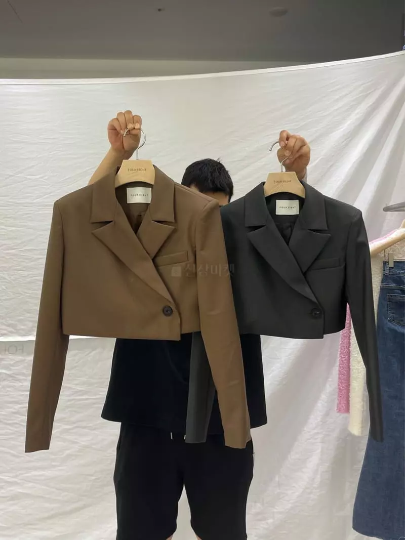 Four Eight - Korean Women Fashion - #womensfashion - Beth Crop Jacket - 10