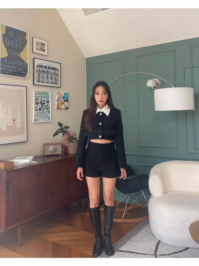 Four Eight - Korean Women Fashion - #womensfashion - Lumi Twid Jacket - 3