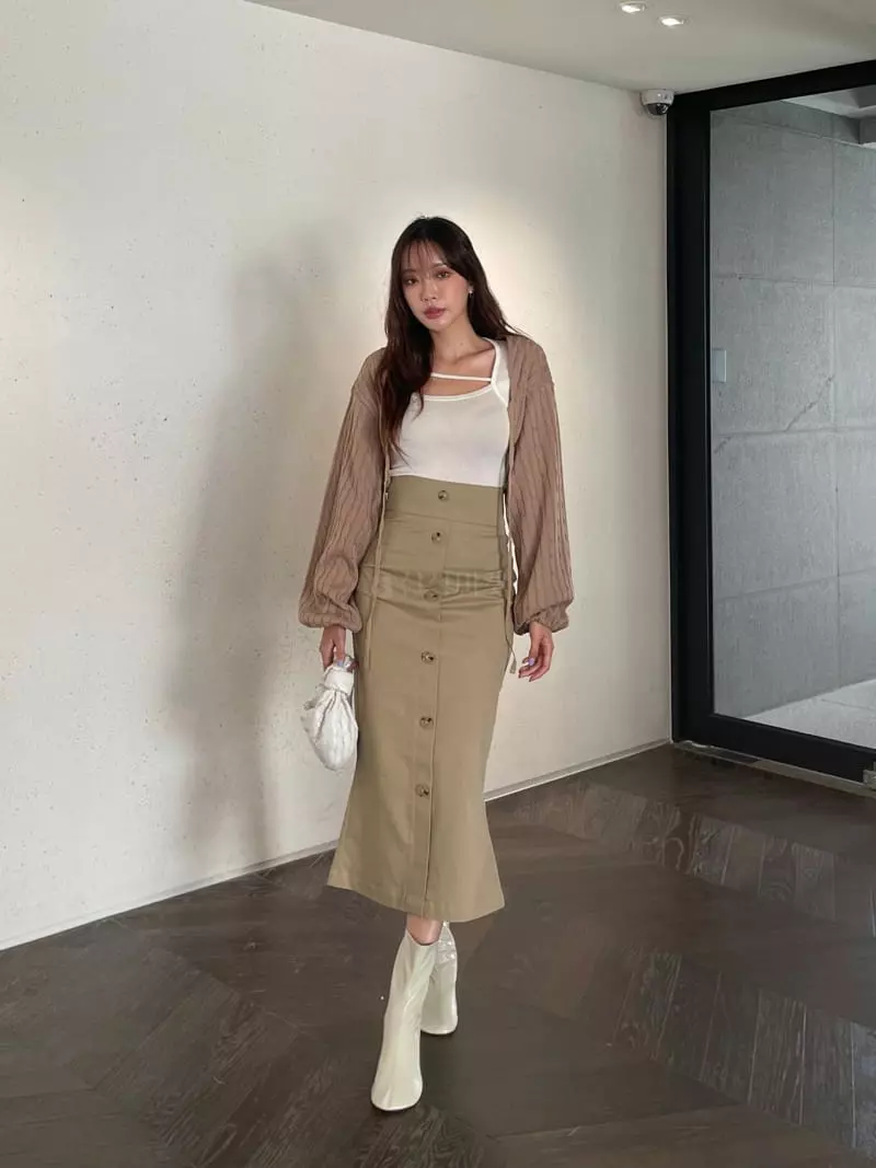 Four Eight - Korean Women Fashion - #womensfashion - Twist Bolero Cardigan