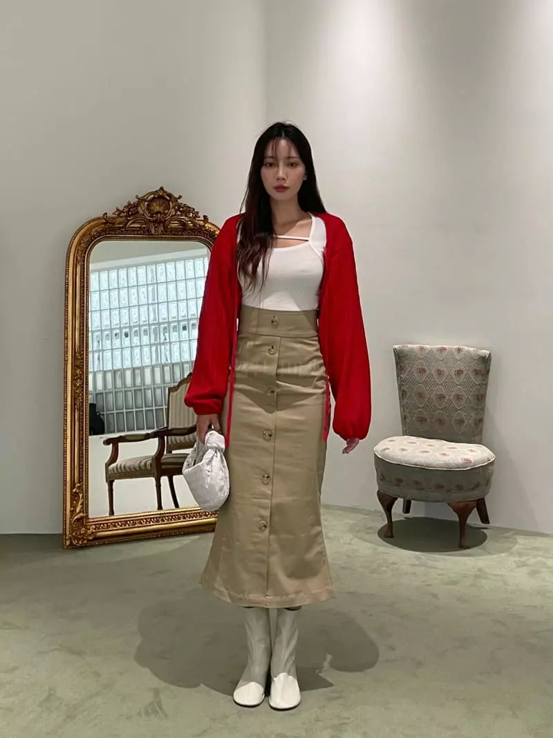 Four Eight - Korean Women Fashion - #womensfashion - Twist Bolero Cardigan - 3